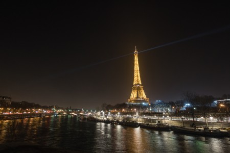 Eiffel Tower at night