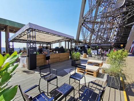 Terrasse auf der 1. Etage